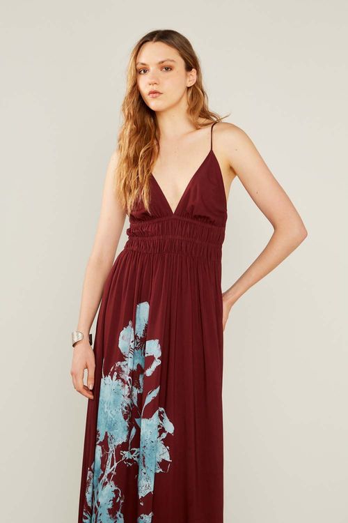 Vestido Alça Estampa Manu - Est Manu
