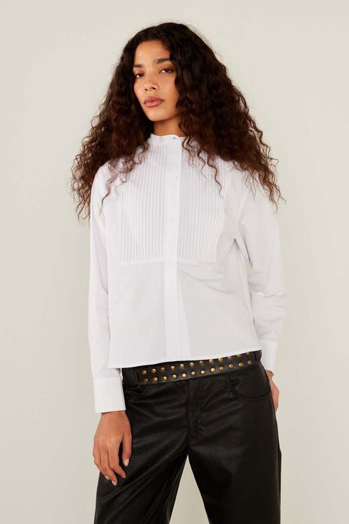 Camisa Nervuras - Branco
