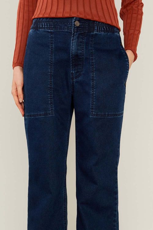 Calça Jeans Moletom - Jeans