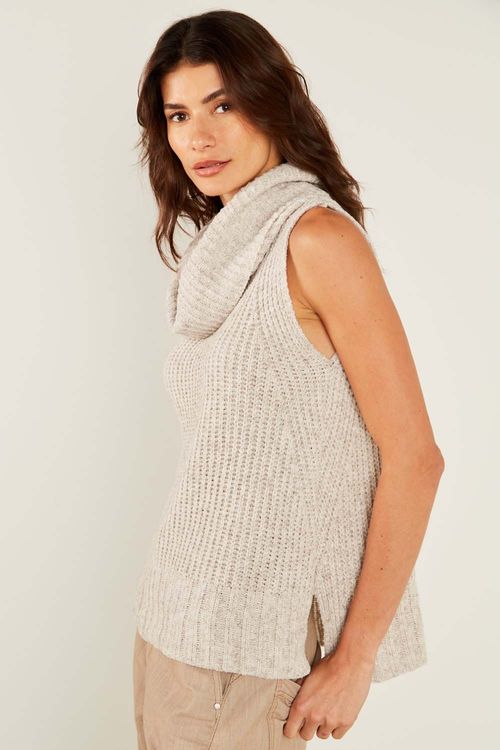 Blusa Tricot Cava - Cru