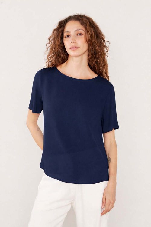 Blusa Clássica - Marinho