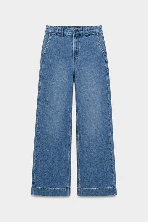 Calça Jeans Baggy Moletom - Jeans