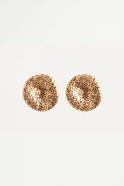 Brinco Medalha - Ouro Velho