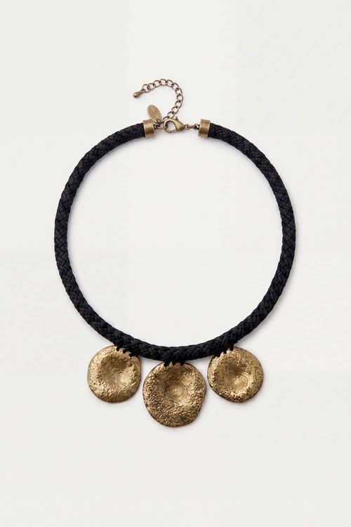 Colar Medalha - Ouro Velho