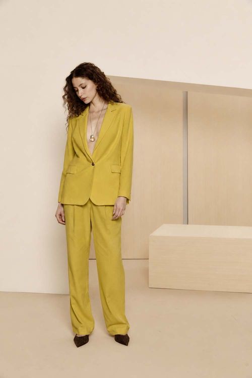 Calça Pantalona Color - Gengibre