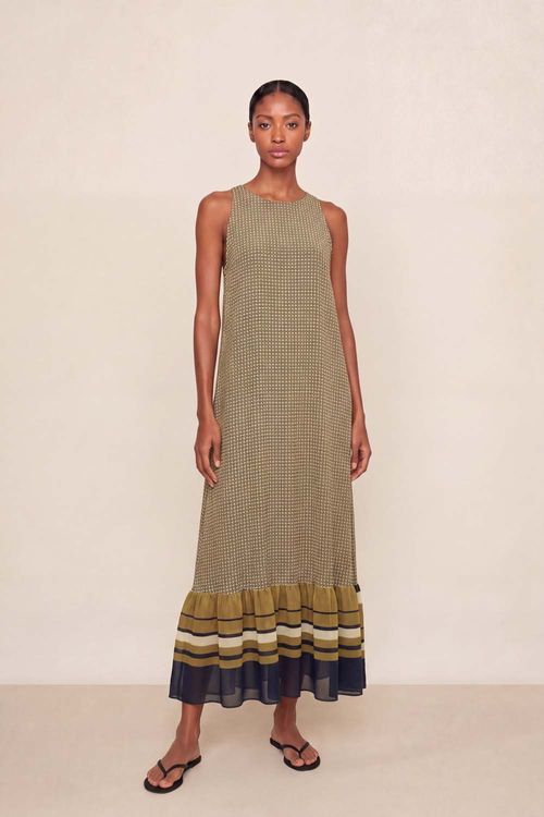 Vestido Malha Estampa Belle - Est Belle