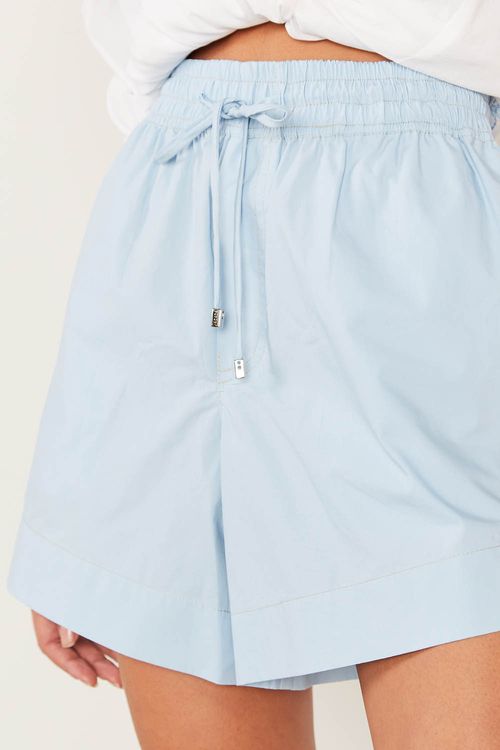 Short Sarja Elastico - Azul Sea