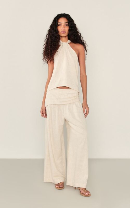 Blusa Amarração Natural - Natural