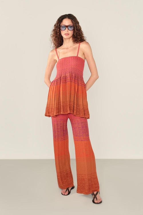 Calça Tricot Degrade - Deserto