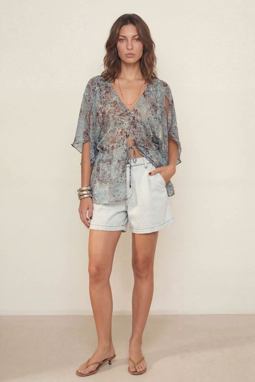 Bermuda Jeans Alfaiataria - Jeans