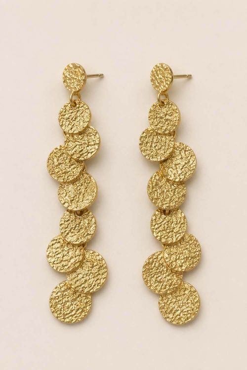 Brinco Martelado - Dourado
