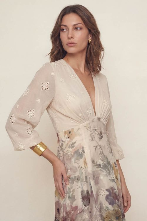 Vestido Curto Estampa Jasmin - Est Jasmim