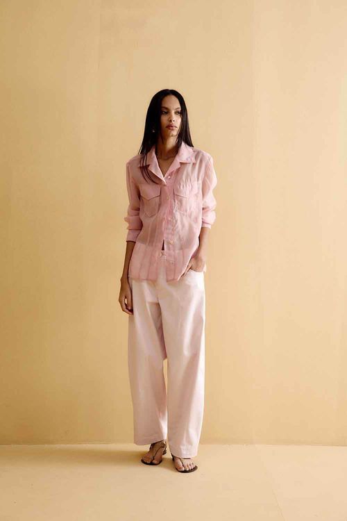 Calça Sarja Alheta - Rosa