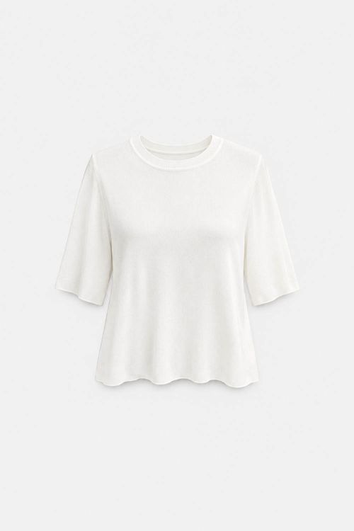 Blusa Tricô Básica - Branco